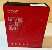 MPOW MPBH359BB HC5 Black On the Ear BLUETOOTH Headset with Microphone NEW!
