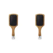 2x Toni & Guy Bamboo Paddle Brush Hair Styling/Care Accessories/Tools Set