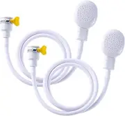 IONPSH Sink Spray Rubber Hose Portable Faucet SprayerHand Held Shower Head Sprayer Tap Hose Attachment Can be Used in The Bathroom and Kitchen for Bathing Baby Pets Washing Hair Rinsing Vegetables(2)
