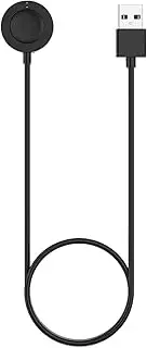 RuenTech Charger intended for Fossil Gen 6 Smartwatch Charger, Rapid Magnetic Charger Dock 3.3FT Charging Cable intended for Fossil Gen 6 44mm/42mm (Black)