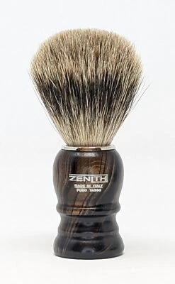 Zenith Walnut Best Badger Shave Brush. 22mm. Made in Sicily T1