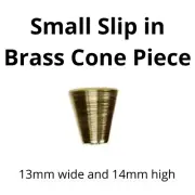 Small Slip in Brass Cone Piece metal cone smoke tobacco