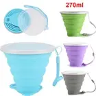 Silicone Collapsible Water Cup Portable Outdoor Travel Coffee Mug Reuseable AU