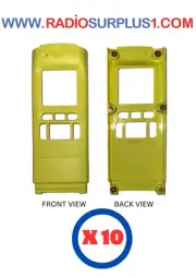 10 x Motorola APX6000/7000 HOUSING FRONT ONLY M2 - YELLOW -HN008000F05