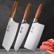 Japanese Meat Cleaver Butcher Chef Knife Stainless Steel Meat Chopping Gift Box