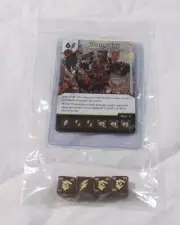 DC Dice Masters World's Finest DOOMSDAY Set RARE Uncommon CUR NEW + 4 Dice