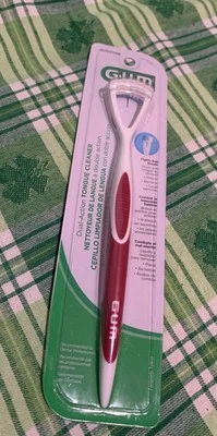 ❤️GUM Tongue Brush & Scraper Combo Cleaner (NEW SEALED)
