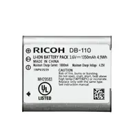 在飛比找PChome24h購物優惠-RICOH 原廠鋰電池 DB-110 平輸