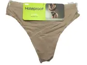BNWT Ladies Sz 14 Holeproof No Lines Style Skin Tone Supersoft G String Undies