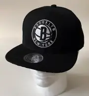 Mitchell & Ness Brooklyn Nets Vintage Adjustable Cap Hat - One Size - New!!