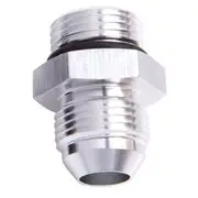 Aeroflow Straight AN Male Flare Adapter to ORB -24AN to -20 ORB, AF920-24-20S