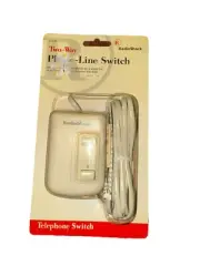 New! Radio Shack TWO-WAY PHONE-LINE SWITCH Model #43-433
