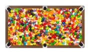 JELLYBEAN Custom Made Printed Pool Snooker Billiard Table Felt Cloth Mancave