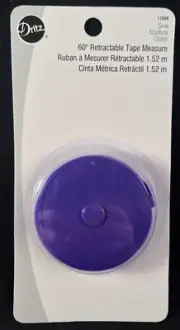 Dritz - 60" Retractable Tape Measure - Purple - 11000 Sew