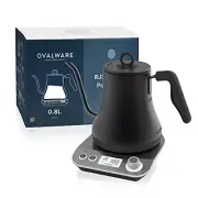 OVALWARE Electric Pour Over Gooseneck Kettle 0.8L, Variable Temperature Control,