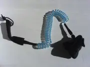 New Surfboard Longboard Leash 8' Coiled Stand UP Paddle Board Leash SUP - Blue