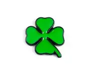 Alfa Romeo Cloverleaf QV Badge Black Green Enamel Quadrifoglio Sticker Emblem