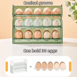 Egg Storage Box Refrigerator Side Door Container 30 Eggs Hol
