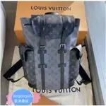 LV 路易威登 CHRISTOPHER MM M45419 雙肩包 後背包 出差包 電腦包 男款#现货背包 男士旅行包