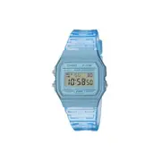 Casio Unisex Vintage Retro Watch F-91WS-2D - Classic Blue Resin Strap with Digit