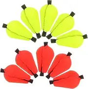 Mipcase 20pcs Water Fishing Floats High Buoyancy Stability Indicators for Rapid Stream Fishing Material User-Friendly Design for Anglers Professionals
