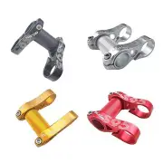 Folding Bike Stem Heavy Duty Adjustable 25.4mm Double Stem Handlebar Stem