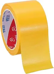 uxcell 2.4"x0.007" Bookbinding Tape, 22 Yard Cloth Bookbinding Repair Tape Book Binding Tape Self Adhesive for Repairing Old Books, Yellow