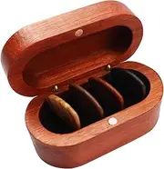 LOLIPPYY 1 Set Guitar Picks Storage Box with Plectrums Durable Holder for Guitar Accessories for Organizing Picks and Items for Musicians and Beginners