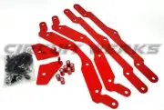 RZR 800 Adjustable 3" Lift Kit Sway Bar Quick Disconnect for 07-14 Polaris RED