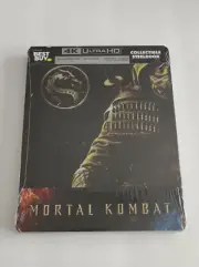 MORTAL KOMBAT 4K UHD + BLURAY + DIGITAL LIMITED EDITION STEELBOOK NEW