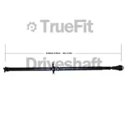 Rear Drive Shaft Propeller fits 2004-2007 Saturn Vue Dorman 936-553 Equivalent