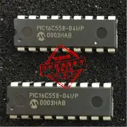 PIC16C558-04I/P DIP18 in-line microcontroller chip, microcontroller #98HY
