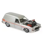 DDA 1:24 Scale Holden HZ Panel Van With Supercharged LS Engine Silver Model