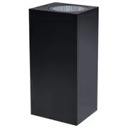 Square IP65 Aria CCT LED Outdoor Wall Lamps Black Double Up Down Exterior Lighting