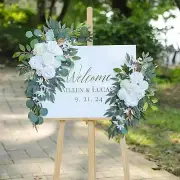 2Pcs Wedding Arch Flowers Backdrop Decor Floral Backdrop