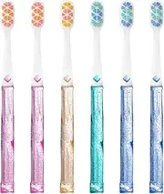 Oralphi Soft Bristle Toothbrush, Micro Nano Flossing Toothbrushes with Multi-Layered Shaped Bristles for Whiten Teeth and Removes Plaque, Designed for Sensitive Teeth & Gums-White Head