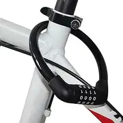 Cable Lock - Lock Cable Lock 4 Digit Security Combination Cable Lock | Resettable Lock for Road Bikes, E-Bikes and Scooters