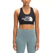 The North Face Women Black Midline Logo Racerback Training Sports Bra Size S | M