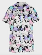 NEW PETER ALEXANDER GOOD LUCK TROLLS SHORTIE PJ SET WOMENS MEDIUM M RRP$129