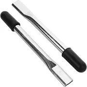 Wheelchair Brake Assist Device Lightweight Handle Extenders Black Cap White