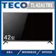【東元TECO】東元42型 FULL HD 低藍光 液晶顯示器 TL42A1TRE( 無視訊盒) 含安裝 舊汰換新