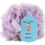Spa Accessories Vintage Lace Bath Pouf - Mauve By Spa Accessories