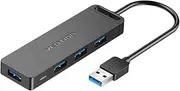 LABRIMP USB Hub 4 Ports USB 2.0 Adapter Extender Hub Splitter for PC Accessories