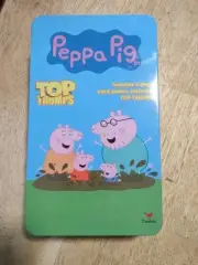 Peppa Pig Card Game Sealed In Collectable Tin Storage Container