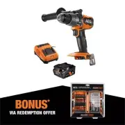 AEG 18V Brushless Hammer Drill Kit