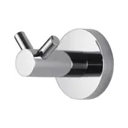 ACA Bathroom Round Chrome Wall Towel Hook Robe Hook