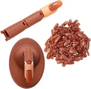 PLAFOPE Nail Art Training Tool Set 102pcs Nail Chips Flexible Joints Essential for Professional Manicure Practice