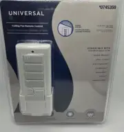 Universal Ceiling Fan Remote Control Walk Away Light Delay Harbor Breeze 0745359