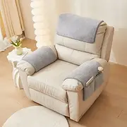 Armrest Cover, Recliner Chair Protector, Furniture Protector Slip, Side Storage Pocket, Stretch Armchair Couch Arm Rest Cover for Recliner, Chair, Sofa