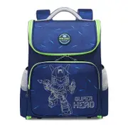 Robotic Superhero Kids Backpack for School and Play - Navy Blue